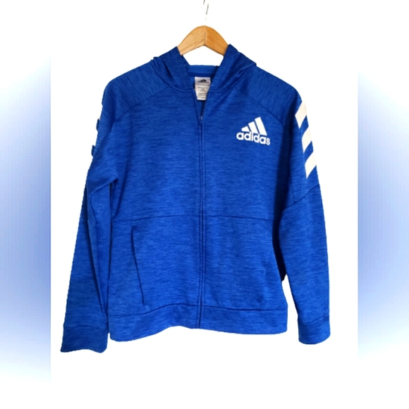 Adidas full zipper hoodie (Like New) - Picture 1 of 5